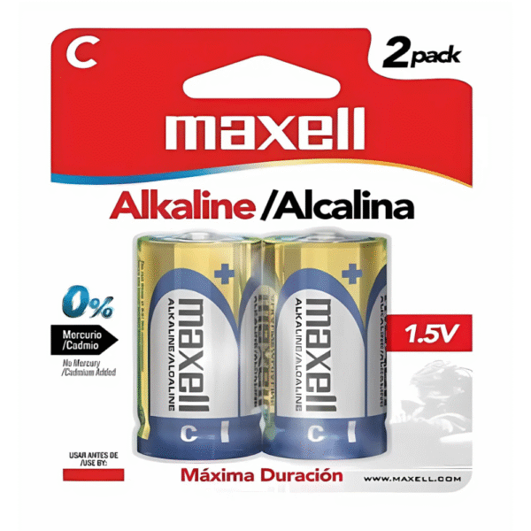 BATERIA MAXELL ALKALINA TIPO C