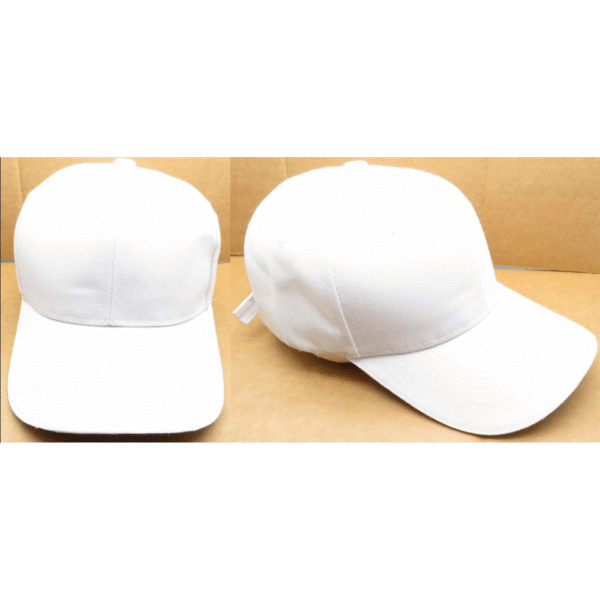 GORRA ACRILICA PARA BORDAR BLANCA