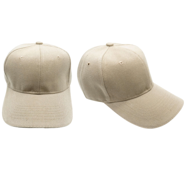 GORRA ACRILICA PARA BORDAR BEIGE