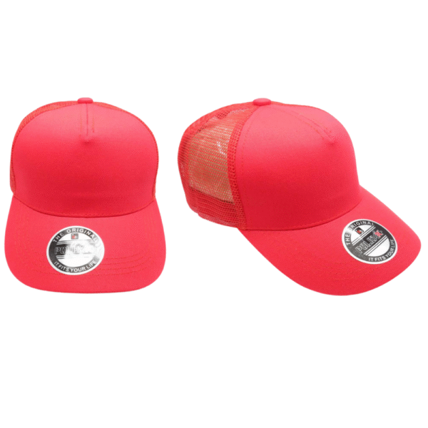 GORRA LISA ROJA G-348
