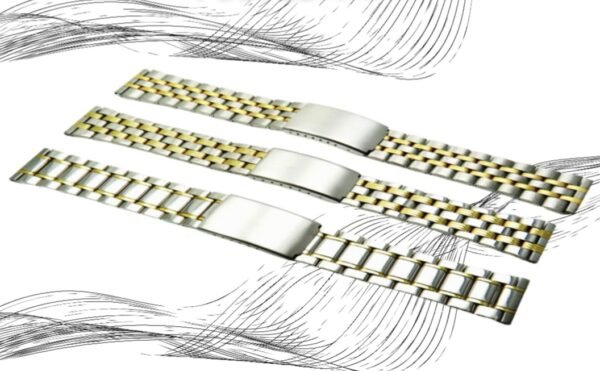 PULSO ACERO BICOLOR 22MM/11