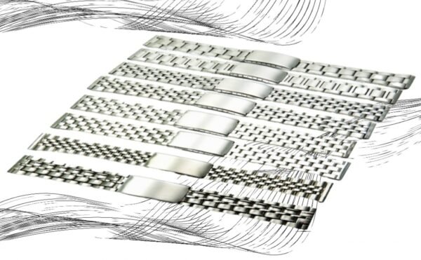 PULSO ACERO PLATEADO 20MM/1