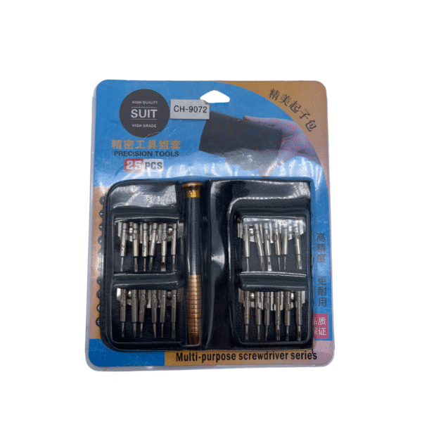 DESTORNILLADOR ESTUCHE NEGRO CH - 9072