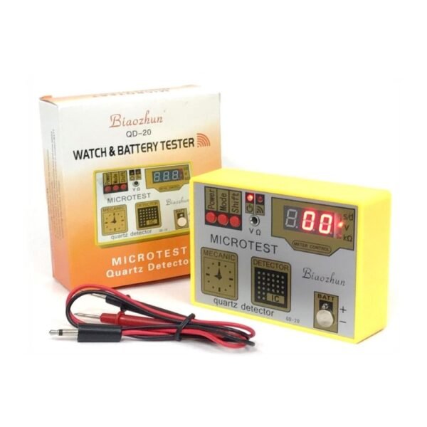 TESTER DE BATERIA Y RELOJ QD 20